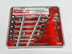Nos Craftsman 22985 8PC Metric 8MM-18MM Combination Ratcheting Wrench Set 12 Pt.. Fixed Price $109.99.