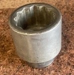 Snap On 1/8" Socket, 1" Drive Sae 12-PT Ldh 683. Fixed Price $30.00.