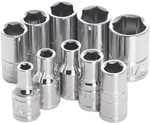Performance Tool 1/4" 6-POINT Socket Set Shallow Sae. Fixed Price $16.70.
