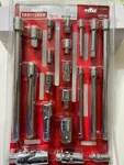 New Craftsman 20-PC Tool Accessory Set. 1/4, 3/8, 1/2 Inch Drives.. Fixed Price $49.99.