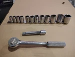 Vintage Klein Tools Usa Drive Socket Wrench Set 14-PIECE By Sk 1/2"-1-1/4. Fixed Price $78.50.