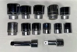 Williams, Sk Tools Vintage Usa Made 3/4 Drive Sockets, Extensions 13 Piece Lot. Fixed Price $120.00.
