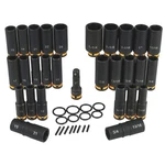 Klutch 1/2IN.-DRIVE Deep Impact Socket Set, Sae + Metric, Chrome Molybdenum,. Fixed Price $129.99.