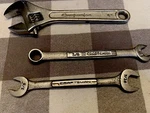 Craftsman Open/ Closed 3/8, 7/16 Usa Companion Adjust Wrench China Lot Of 2. Fixed Price $11.95.
