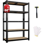 5-TIER Heavy Duty Metal Shelving Unit Garage Shelves Adjustable Utility Rack. Fixed Price $38.99.