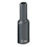 Grey Pneumatic 3/8" Drive X 8MM Deep Socket. Fixed Price $15.04.