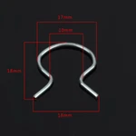 25PCS Universal Omega Shape Steel Clip For Window Crank All Car Push Pin Revit. Fixed Price $7.99.