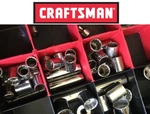 Craftsman Sockets 1/2 Dr Sae 6/8/12 Points Shallow/deep Usa - Choice. Fixed Price $5.00.