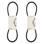 Two (2) New Aftermarket AX35 Fan Drive Belts 1/2 37 Fits Universal Products. Fixed Price $20.99.