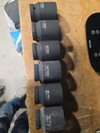 Set Of 6 Vct Tools Chrome Vanadium 1" Drive Impact Sockets 5/8" Thru 2". Fixed Price $85.00.