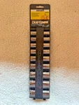 Nos Vintage Craftsman 3/8" Dr 9PC Sae Deep 6PT Socket Set 34439 Usa. Fixed Price $45.00.