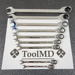 Snap-on Tools 9PC Sae Reversible Ratcheting Wrench Bonus Set SOXRR707A SOXRR702A. Fixed Price $599.95.