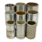 Armstrong 1/2 Drive 12 Point Socket Set 3/8 To 1-1/4 In, 9 Pcs, Made Usa. Fixed Price $34.77.