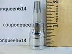 Kobalt 338196-0622, 3/8" Drive Tamper Proof Torx Bit Socket TT45 Brand New. Fixed Price $8.99.
