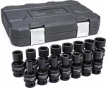 Gearwrench 84939N - 1/2" 6 Point Metric Universal Impact Socket Set 15 Piece. Fixed Price $79.68.