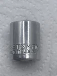 Vintage Craftsman 3/8" Drive 9/16" 12 Point Shallow Socket Sae Vv 44334 Usa. Fixed Price $5.94.