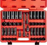 02330A 1/2 Impact Socket Set, 45 Piece Deep And Metric,. Fixed Price $145.56.