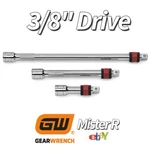 Gearwrench 3/8" Drive Locking Extension Set 3/6/10 Inch #81202. Fixed Price $48.50.
