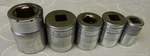 Sk Tools 5PC Sae 12PT Shallow Chrome Sockets 19/32", 7/8", 1", 1-1/16", 1-1/8". Fixed Price $35.00.