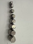 Vintage Craftsman 42800 Low Profile Ratchet Wrench Sockets Sae Set 8PC Standard. Fixed Price $115.00.