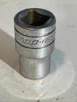 Snap-on Tools Usa 1/2" Drive Sae Point Shallow Chrome Socket TW161A. Fixed Price $6.99.