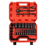 Wett 1/2" Drive Impact Socket Set, 40PCS Metric Wrench (... Fast Ship. Fixed Price $98.99.