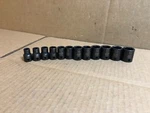 12X Gearwrench Set 8-19MM 3/8" Drive 6 Point Shallow Impact Socket Metric. Fixed Price $69.99.