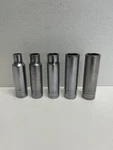 Snap On Tools 5 Pc 1/2" Drive Metric 6 Point Set TSM10 TSM12 TSM14 TSM17 TSM18. Fixed Price $79.99.