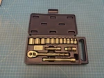 Williams JHW50663 15-PIECE 3/8-INCH Drive Socket And Tool Set With Compact. Fixed Price $64.00.