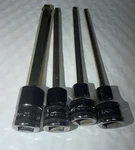 Snap-on Fablm 4 Pc 3/8" Metric Long Ball Hex Socket Driver Set 10 6 5. Fixed Price $65.00.