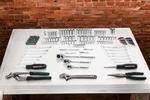 176 Piece Mechanic's Tool Set With Case Masterforce Control Drive Sae/metric New. Fixed Price $229.95.