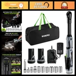 12V Power Ratchet Wrench Kit, 40 Ft-lbs Torque, 10-PIECE Socket Set, Fast Charge. Fixed Price $160.99.