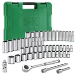 Sk 3/8" Drive Socket Set With 160-P Ratchet, 55-PIECE, Sae & Metric, One Size. Fixed Price $250.54.