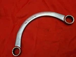 Snap-on CX1820 9/16" 5/8" 12 Point Half Moon Double Box End Wrench Usa S11. Fixed Price $18.50.