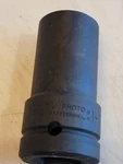 Proto 10017L J Point 1" Drive Impact Socket, Deep Well 1-1/16".. Fixed Price $49.99.