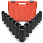 Neiko 02475A 1/2" Drive Deep Impact Socket Set, 14 Piece 6 Metric,. Fixed Price $93.99.