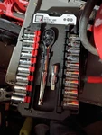 Sure Bilt 98342 Ratchet And Socket Set 22 Pcs New. Fixed Price $20.00.