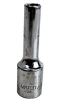 Matco Tools BD86A 1/4" Sae Deep Socket 3/8" Drive Point Chrome Usa. Fixed Price $8.99.