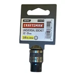 Craftsman 3/8" Drive 12PT 9MM Universal Socket 24978 - New. Fixed Price $8.00.