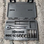 Craftsman 1/4" Ratchet VK-44807 W/ Extension And Twelve 6-POINT Sockets. Fixed Price $70.33.