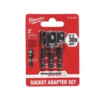 Milwaukee 48-32-5033 3PC Shockwave Impact Duty Socket Adapter Set 1/4 3/8 1/2. Fixed Price $14.68.