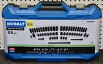 New Kobalt 0856843 55-PIECE 6PT Sae/metric 1/2" Drive Impact Grade Socket Set. Fixed Price $119.95.