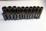 Snap-on Tools 1/2" Drive Metric Flank Deep Impact Socket Set 24PCS Usa. Fixed Price $825.00.