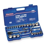 Westward 4PM03 1/2" Drive Socket Wrench Set Sae, Metric 26 Pieces 14 Mm To 32. Fixed Price $169.99.