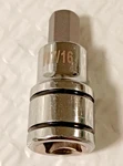 Matco Tools "adv" CXY14VA, 1/2" Socket Driven, H7/16" Allen/hex Bit *new*. Fixed Price $27.89.