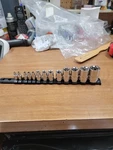 Husky E4 Thru E24, 1/4 In., 3/8 And 1/2 E-torx Socket SET-13PC. BLD3. Fixed Price $34.99.