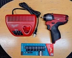 Milwaukee Fuel 2452-20 M12 1/4" Dr. Impact Wrench. Fixed Price $80.00.