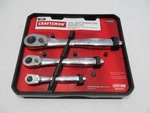 New Nos Sears Craftsman Tools 3PC Next Generation Thin Profile Ratchet Set 44992. Fixed Price $199.95.