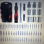 Amazonbasics Precision Tool Set - Screwdriver, Socket, Bit, Red/black Box. Fixed Price $53.45.