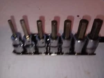 Snap-on 207EFAMY 3/8 Metric Hex Allen Bit Socket Driver Set FAM4E-FAM10E. Fixed Price $95.00.